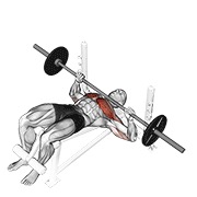 ท่า Barbell Decline Bench Press