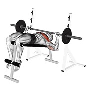 ท่า Barbell Decline Wide-grip Press