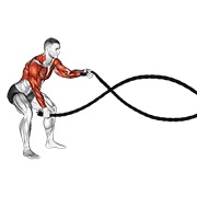 ท่า Battling Ropes