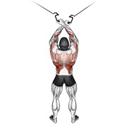ท่า Cable Cross-over Lateral Pulldown
