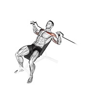 ท่า Cable Incline Bench Press