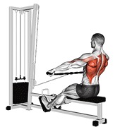 ท่า Cable Seated Wide-grip Row