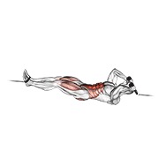 ท่า Cable Tuck Reverse Crunch