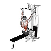ท่า Cable Underhand Pulldown