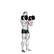 ท่า Dumbbell Alternate Side Press