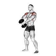 ท่า Dumbbell Front Raise V. 2