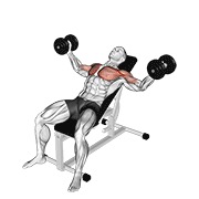 ท่า Dumbbell Incline Fly