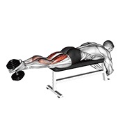 ท่า Dumbbell Lying Femoral