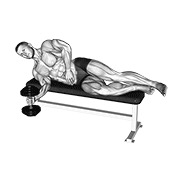 ท่า Dumbbell Lying Supination
