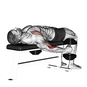 ท่า Dumbbell Lying Supine Curl