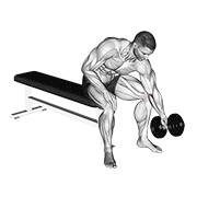 ท่า Dumbbell Seated One Arm Rotate