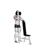 ท่า Dumbbell Standing One Arm Palm In Press