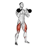 ท่า Kettlebell Front Squat