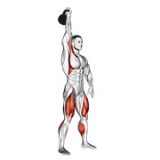 ท่า Kettlebell One Arm Jerk