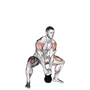 ท่า Kettlebell Sumo High Pull