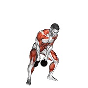 ท่า Kettlebell Two Arm Clean