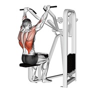 ท่า Lever Front Pulldown