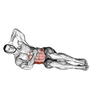 ท่า Oblique Crunches Floor