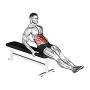 ท่า Seated Leg Raise