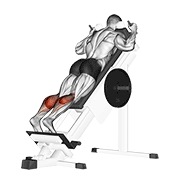 ท่า Sled Forward Angled Calf Raise