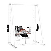 ท่า Smith Decline Bench Press