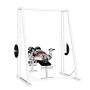 ท่า Smith Decline Reverse-grip Press