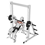 ท่า Smith Incline Bench Press