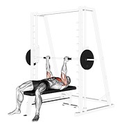 ท่า Smith Reverse-grip Press