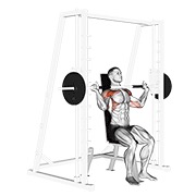 ท่า Smith Shoulder Press