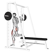 ท่า Smith Single Leg Split Squat