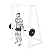 ท่า Smith Standing Back Wrist Curl