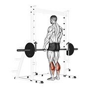 ท่า Smith Standing Leg Calf Raise