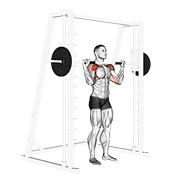 ท่า Smith Standing Military Press