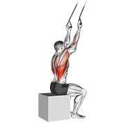 ท่า Band Underhand Pulldown