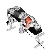 ท่า Cable Decline One Arm Press