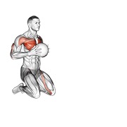 ท่า Medicine Ball Chest Push Multiple Response
