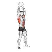 ท่า Medicine Ball Overhead Slam