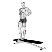 ท่า Box Jump Down With One Leg Stabilization