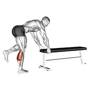 ท่า One Leg Donkey Calf Raise