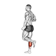 ท่า One Leg Floor Calf Raise