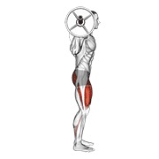 ท่า Barbell Full Squat (side Pov)