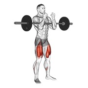 ท่า Barbell Full Zercher Squat