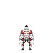 ท่า Squat To Overhead Reach With Twist