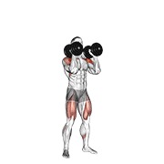 ท่า Dumbbell Push Press