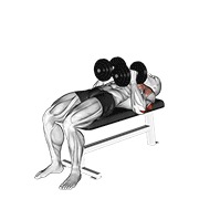 ท่า Dumbbell Close Grip Press