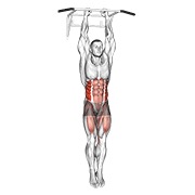 ท่า Hanging Oblique Knee Raise