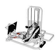 ท่า Lever Seated Calf Press