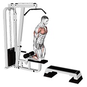 ท่า Inverse Leg Curl (on Pull-up Cable Machine)