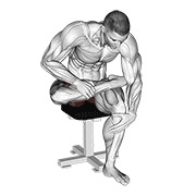 ท่า Seated Piriformis Stretch