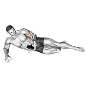 ท่า Dumbbell Lying Supination On Floor